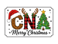 CNA Antler Christmas DTF Print