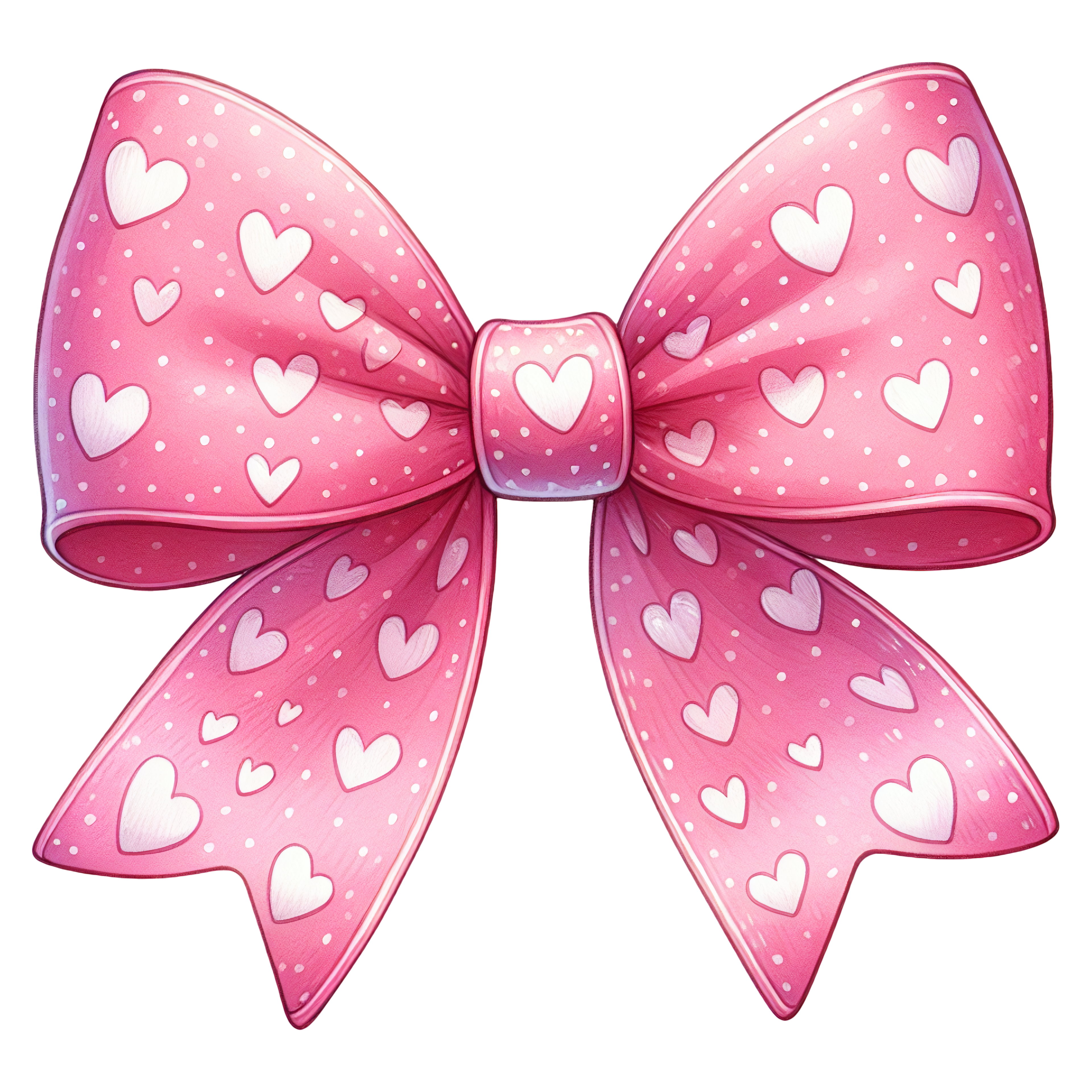 Different Styles Valentine's Day Bows DTF Prints