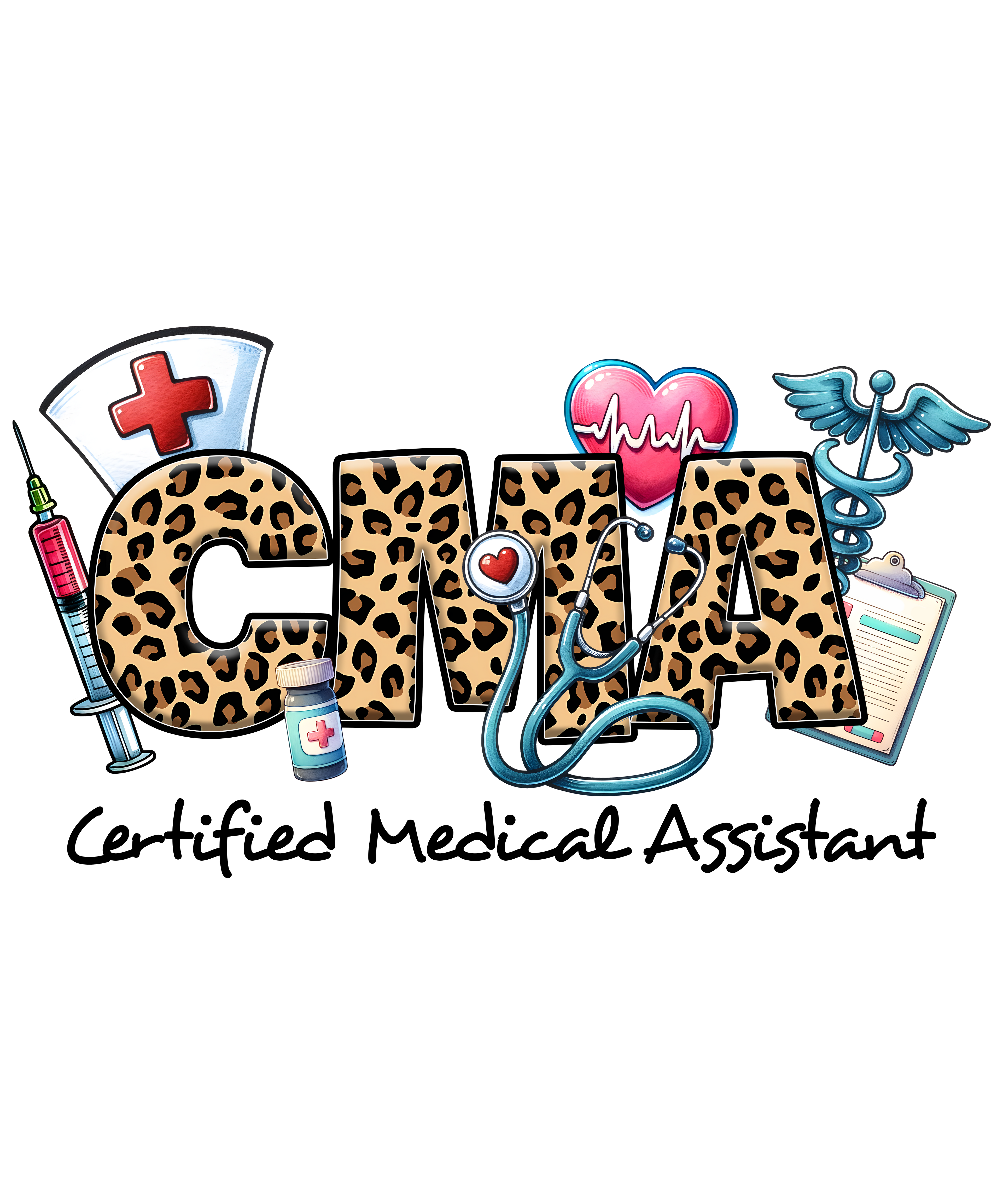 Certified Medical Assistant DTF Print