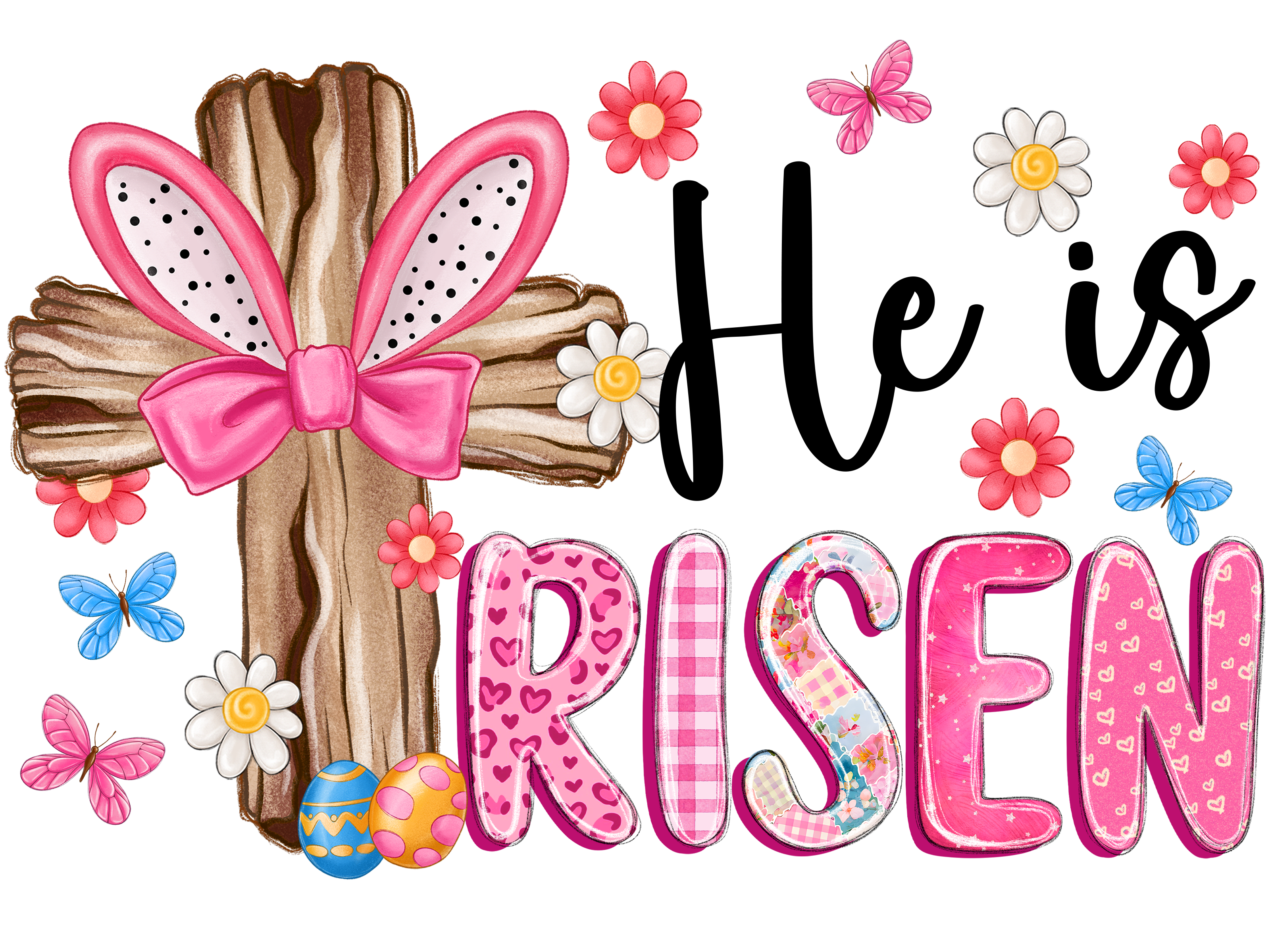 He is Risen DTF Print