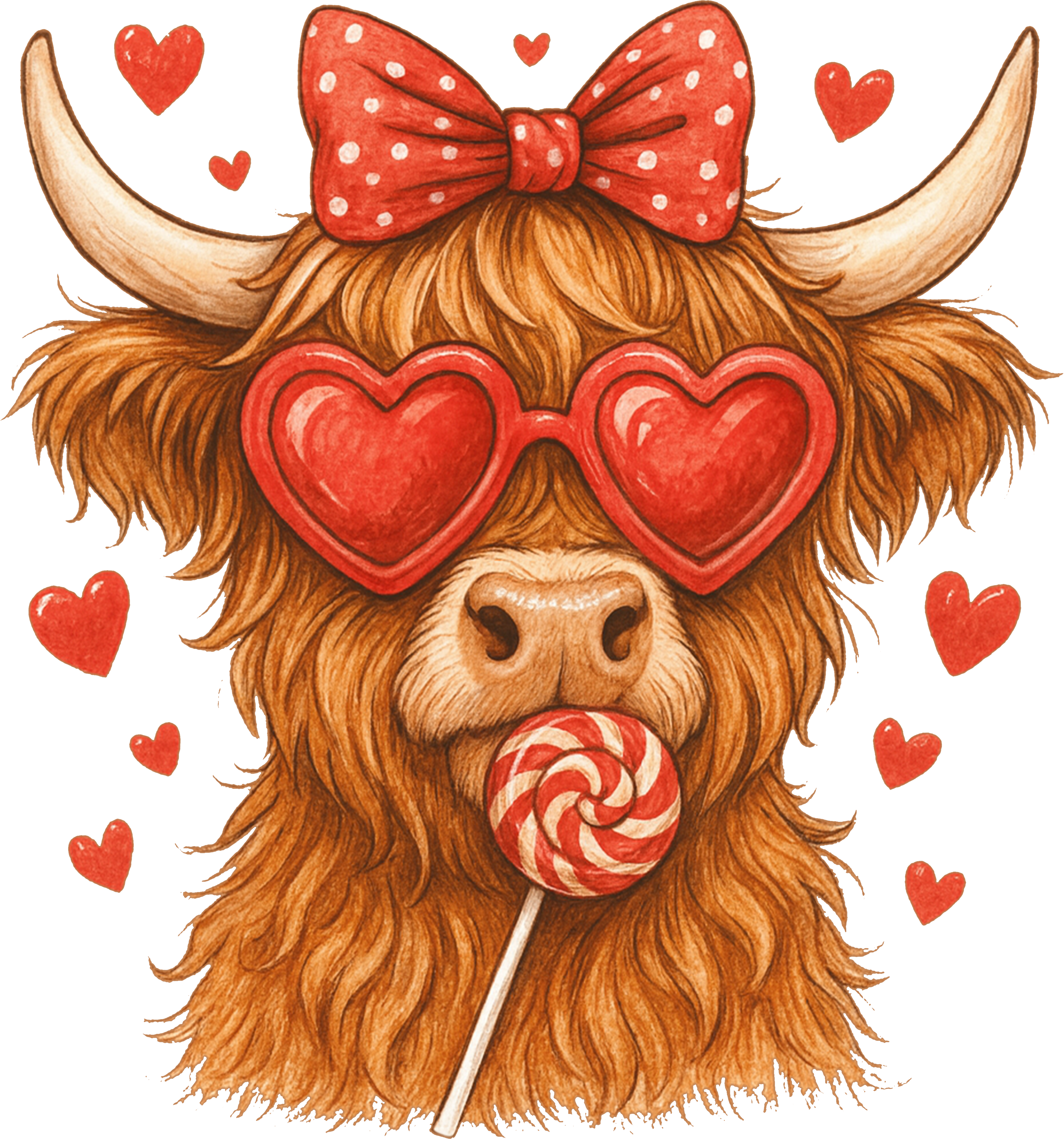 Jersey Cow DTF Prints