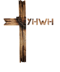 Beautiful Wooden cross with the Crown of thorns DTF Print