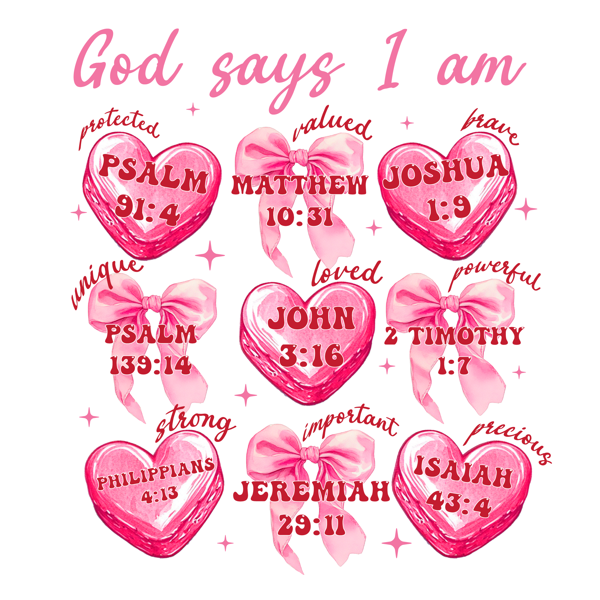 God says I am DTF Print