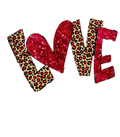 Animal Print Love DTF Print